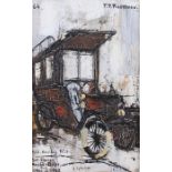 Jean Pierre Rousseau (1939-) Petit Omnibus Prive Sut chassis Amedee Bollee fils 1901-1902, signed