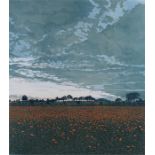 Phil Greenwood (b. 1943), Sky Anvil, etching and aquatint, signed by the artist 60x71cm