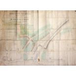 Plan of the Town Fields Chelmsford, for sale by auction in building lots by Messrs Beadel & Foulkes,