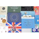 Coin sets, to include £5 Isle of Man proof, Decimal sets, proof 20p, proof Crowns, Coins sets, (