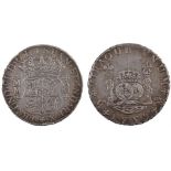Mexico, Ferdinand VI (1746-59), 8 Reales, 1759, crowned shield, value 8, reverse crowned globes