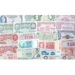 Collection of banknotes, to include Armed Forces, World banknotes and British banknotes, (qty)