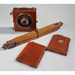 Thornton Pickard plate camera, the case with plaque for Doughty Hull, 21 George Street, Koilos lens,