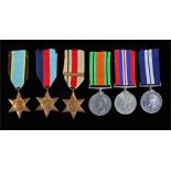 Second World War Distinguished Service Medal group of six, Air Crew Europe, Africa Star bar North