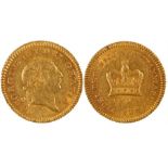 George III "military type" 1/3 Guinea, 1804, crown reverse