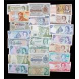 British and Commonwealth banknotes, to include Eastern Caribbean, Bermuda, Australia, New Zealand,