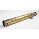 Ross London marine telescope, the brass telescope with No 40137, Ross London Patent, No24, 59cm