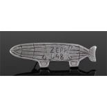 Zepplin L48 interest, a brooch made from the wreck of the L48. On the night of 16th June 1917, the