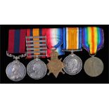 First World War Distinguished Conduct Medal group of five, the DCM George V (6034 C S MJR. C.J.
