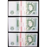 Consecutive run of thirty banknotes, £1 Somerset consecutive uncirculated £1 notes CZ08 854504 -