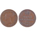 Victoria Half Farthing, 1844, S3951