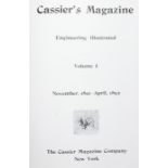 Six Volumes of Cassier's Magazine, Engineering Illustrated. from 1891-1894 Vols 1 - 6 (6)