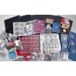 Collection of coins, to include Britain's first decimal coins, Coins of Great Britain, Pobjoy