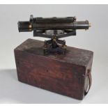 Victorian Stanley's surveyor's level, the cased instrument numbered 9634, Stanley Great Turnstile,