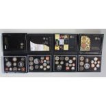 Great Britain cased coin sets, consisting of 2008, 2009, 2010 and 2011