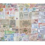 World banknotes, to include Bangladesh, Russia, Estonia, Mongolia, Ukraine, Kyrgyzstan, Lithuania,