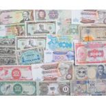 World banknotes, to include Cuba, Sri Lanka, Dominican Republic, Trinidad and Tobago, Uganda,