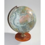 World Ocean globe, the 12 inch globe on stand