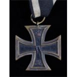 First World War German Iron Cross, 2nd class 1914, with ribbon