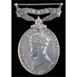 George VI Efficiency medal, bar India (Trooper J.P.J. ELMES. CHOTA NAG.R. A.F.I.)