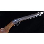 Haenel air rifle, model II, the mahogany stock with break action .177