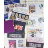 The Royal Family Westminster folio, containing first day covers and coin first day covers folio,