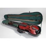 An Italian violin, Joseph Beltramius, Cremona, 1872, labelled Joseph Beltramius/faciebat Cremona