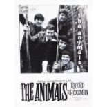 Original R.N.B. 64 concert programme signed by all five of The Animals Eric Burdon,John Steel,