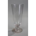 Coronation of King Geoge VI commemorative goblet, of large proportions, engraved text to the rim