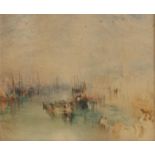 Jeff Burke, after Joseph Mallard Turner, Venice, watercolour, 27cm x 22cm