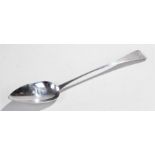 George III silver basting spoon, London 1812, maker John Lias, with a monogram to the end, 2.9oz