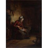 Robert Thorburn Ross RSA (1816-1876) Carding, signed and dated 1851, 53cm x 71cm. This picture was