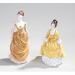 Two porcelain figures