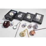Pocket watches, various makers, some boxed, (qty)