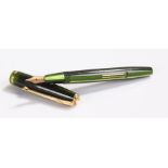 Conway Stewart Fountain pen, in marbled green
