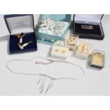Mixed jewellery, to include Rennie Mackintosh collection brooch, costume jewellery included