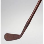 Tom Stewart golf club 2 iron, clay impressed makers mark clay pipe, Stewart & Sons, Special, 100cm