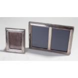 Two silver frames