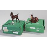 Porcelain horses