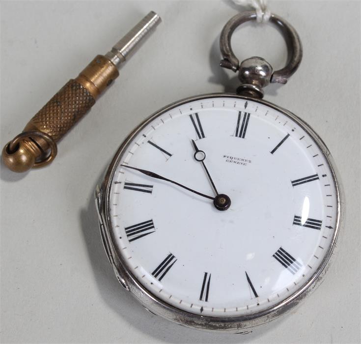 Silver pocket watch