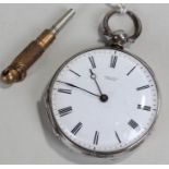 Silver pocket watch