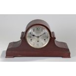 Wooden mantel clock, 28 cm in height