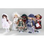 Six dolls, including Knightsbridge and Leonardo Collector's