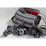 Bag of cameras and equipment