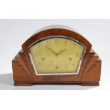 Kathleen McKendrick wooden mantle clock in box, 20cm in height