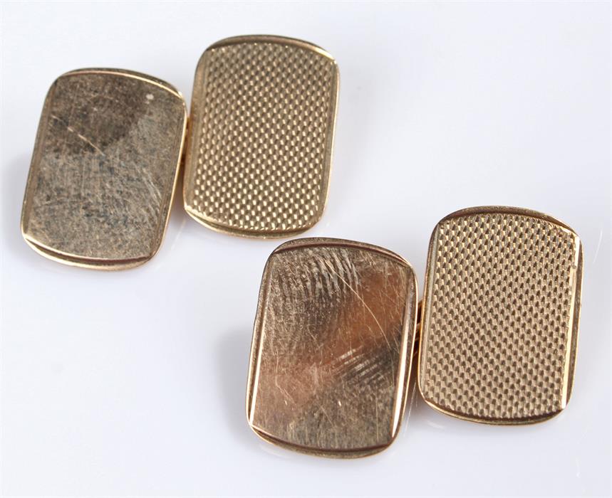 9 carat gold cufflinks