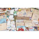 Cigarette and Trade cards, mostly in sticker albums from 1930s-1970s.