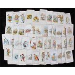 48 Carreras Alice in Wonderland series cigarette cards