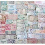 Banknotes, to include Ceylon, Turkey, Spain, Portugal, etc, (qty)