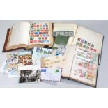 Stamp collection. WORLD. Empire & foreign with dealers stock album crammed. Bermuda GVI, HV odds